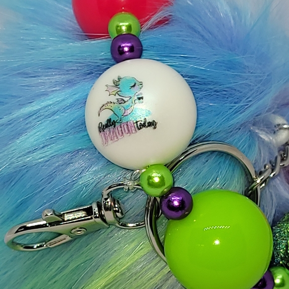 DRAGON Wristlet Keychain!! - Picture 2 of 9